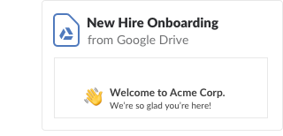 New Hire Onboarding document shared from Google Drive